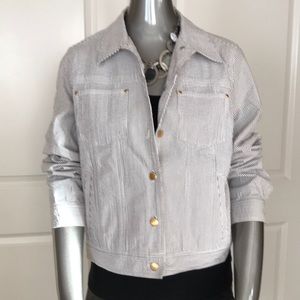 Anne Klein Sport Seersucker Jacket